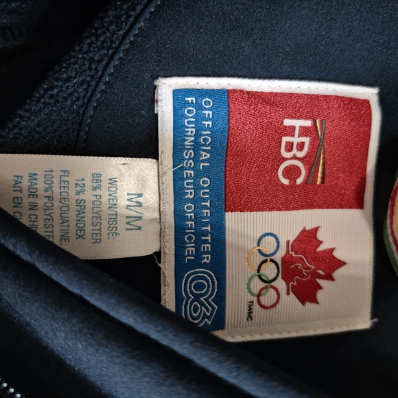 HBC Hudson Bay Canada 2010 Olympic Podium Soft Shell Jacket Medium - Picture 10 of 12